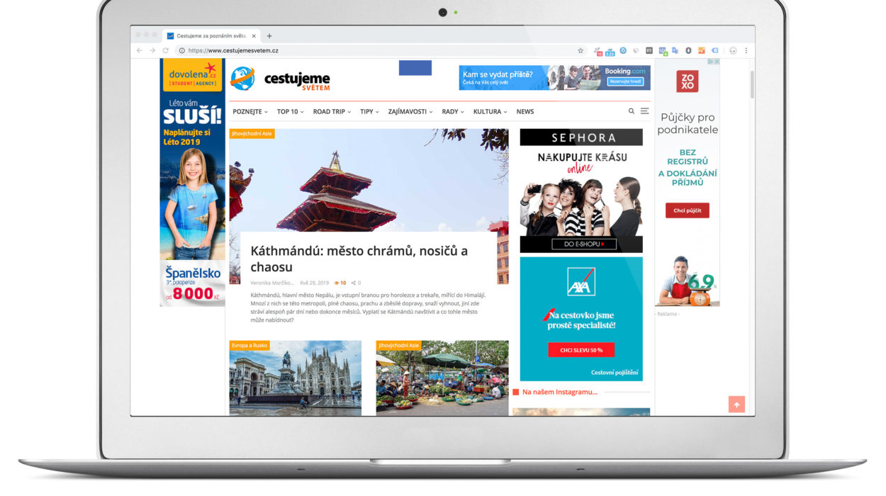 cestujemesvetem.cz je online