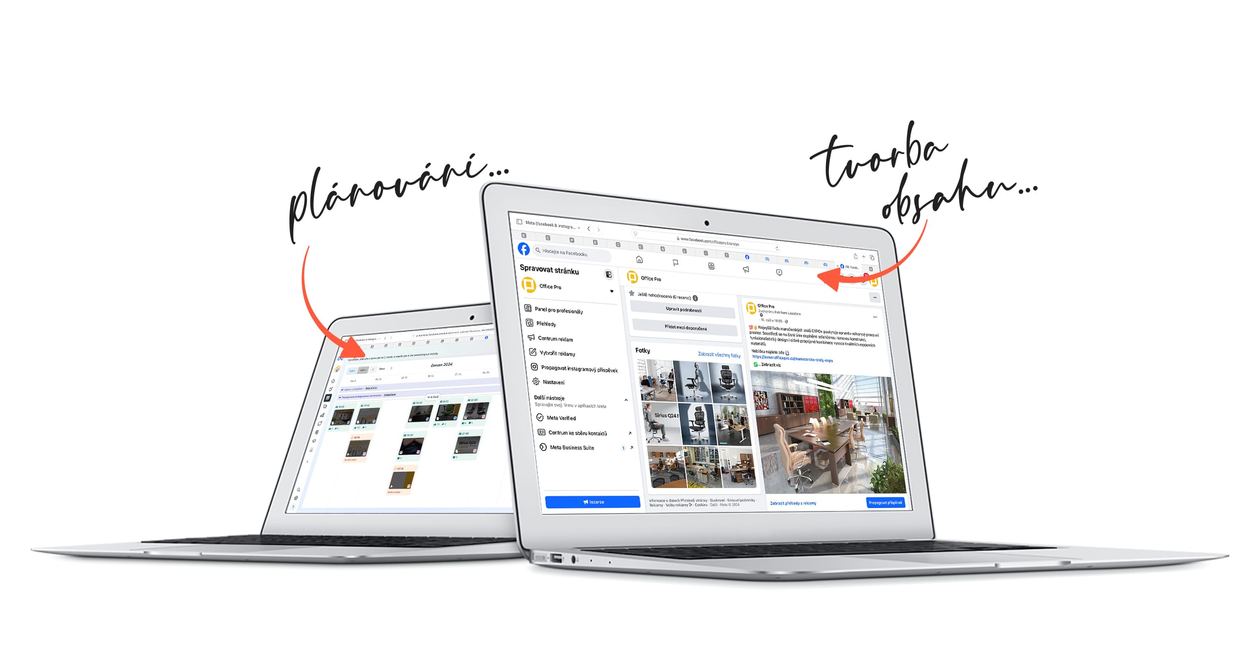 Pl&aacute;nov&aacute;n&iacute; a vytv&aacute;řen&iacute; obsahu na Facebook a Instagram