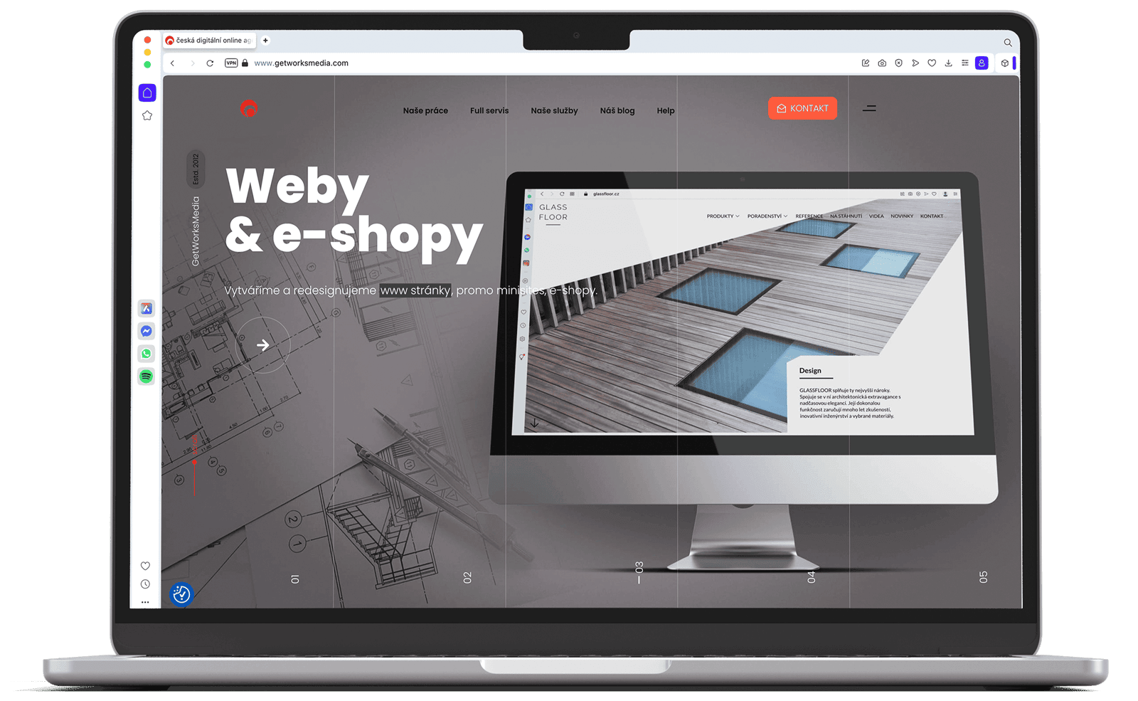 Tvorba webových stránek Praha – moderní a funkční weby 1 Tvorba webových stránek pro firmy od GetWorksMedia